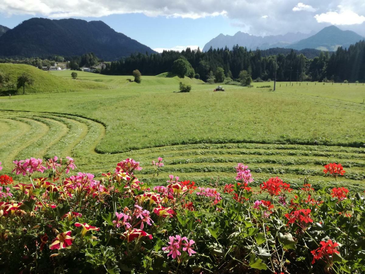 Gaestehaus Gruenbacher Kossen Bagian luar foto